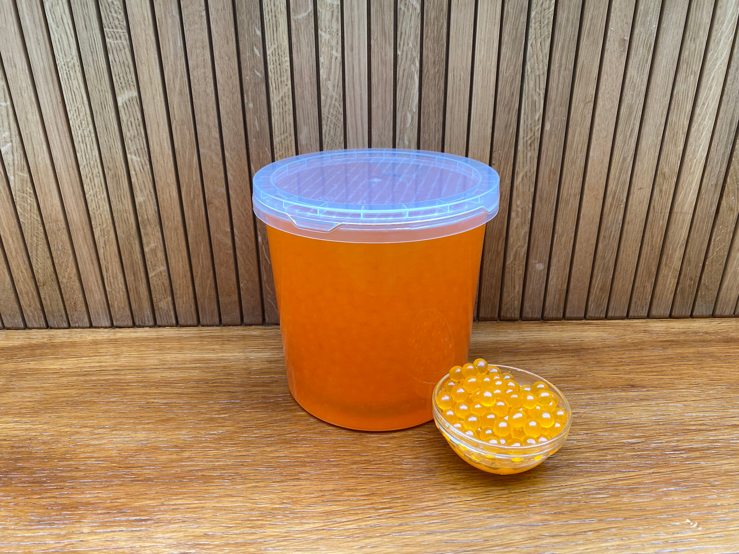 Peach Bursting Popping Boba - 3.4KG Container